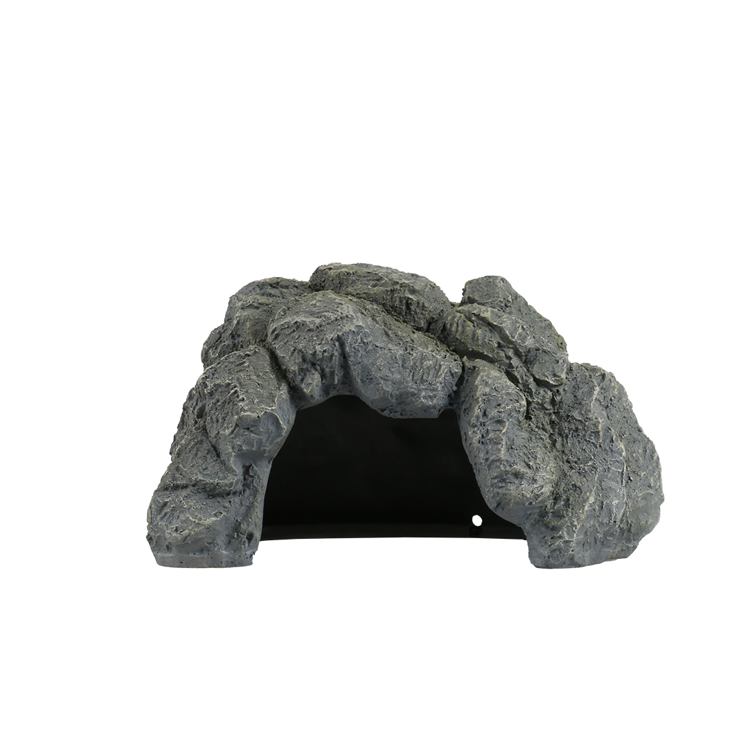 Grotte pour reptiles anthracite - Detail 1