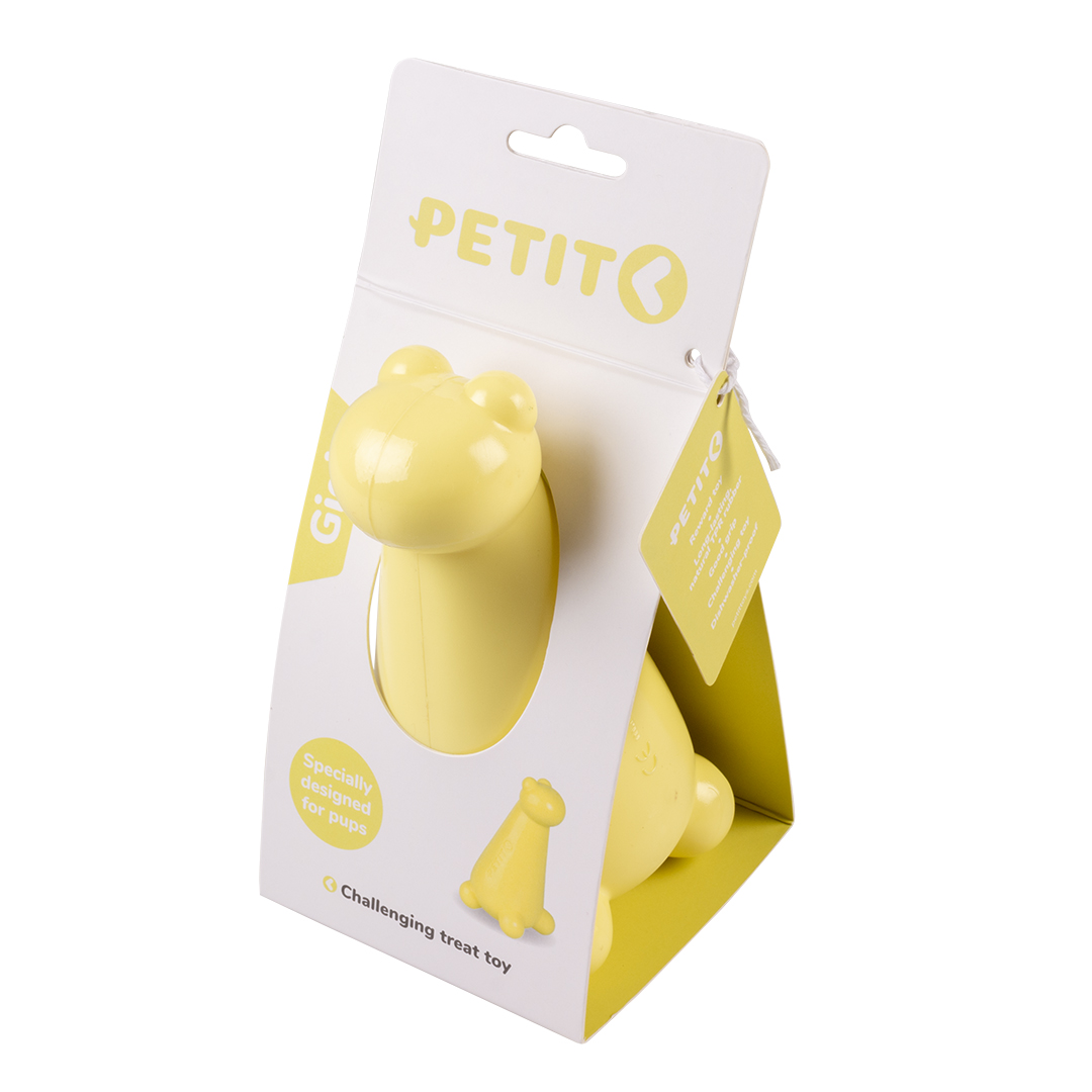 Petit gigi treat toy yellow - Verpakkingsbeeld