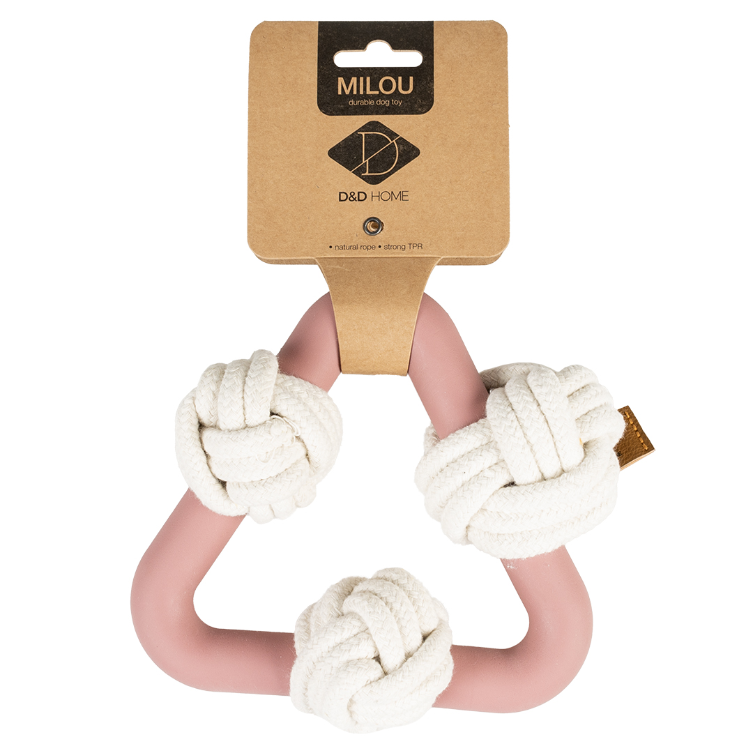 Milou Rosewood dog toy pink - Verpakkingsbeeld