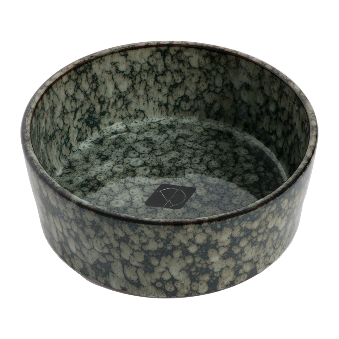 Jasper food and drink bowl green marble - <Product shot>