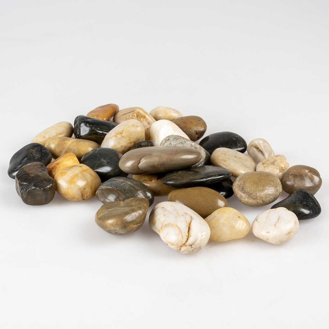 Pebbles mix yuhua multicolour - Detail 1