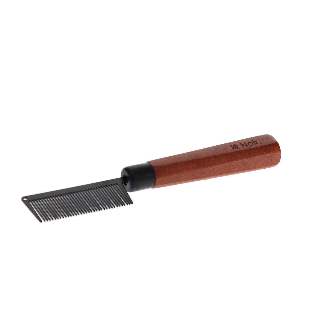 Japandi detangling comb 34 brown - Product shot