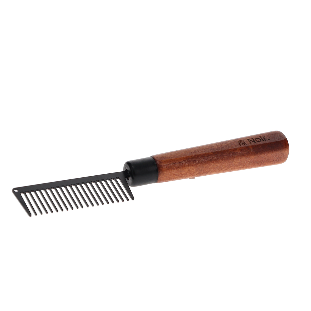 Japandi detangling comb 19 brown - Product shot