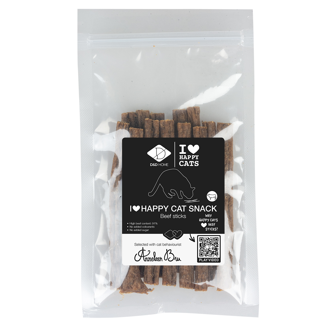 I love happy cat snack-bâtonnets de bœuf - Verpakkingsbeeld