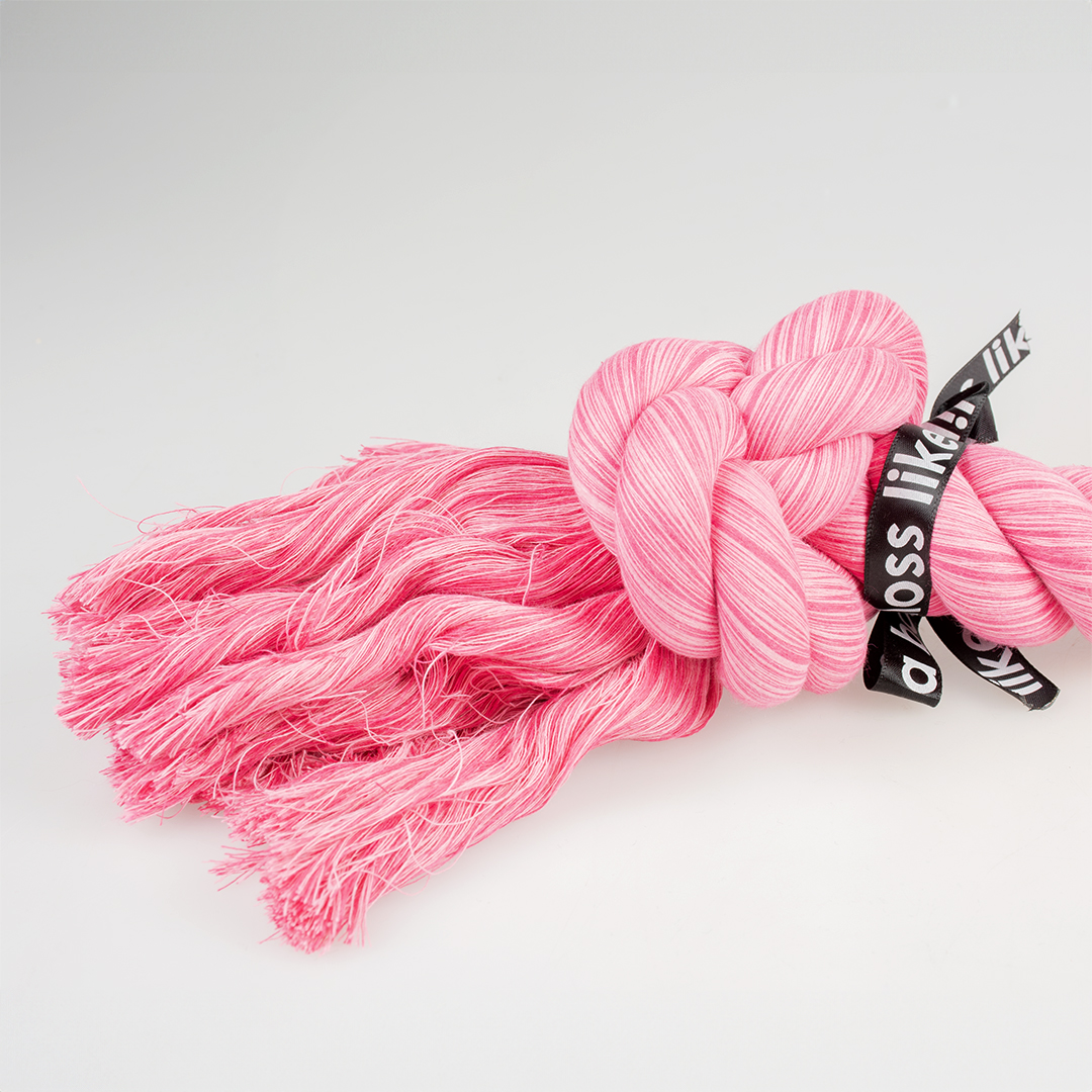 'do you even floss dawg' playing rope 2 knots pink - Detail 1