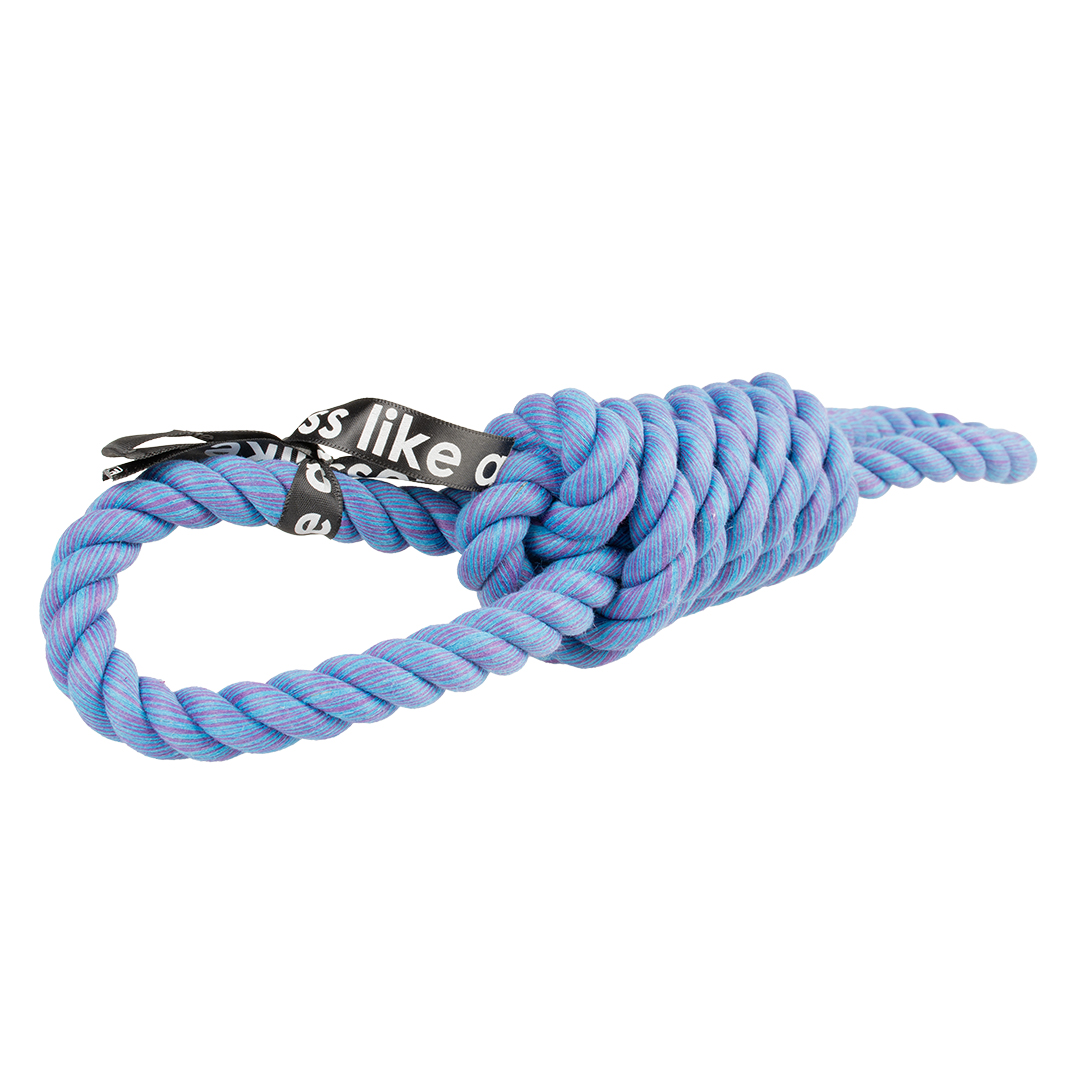 'tug life' playing rope 2 loops blue - Laroy Group