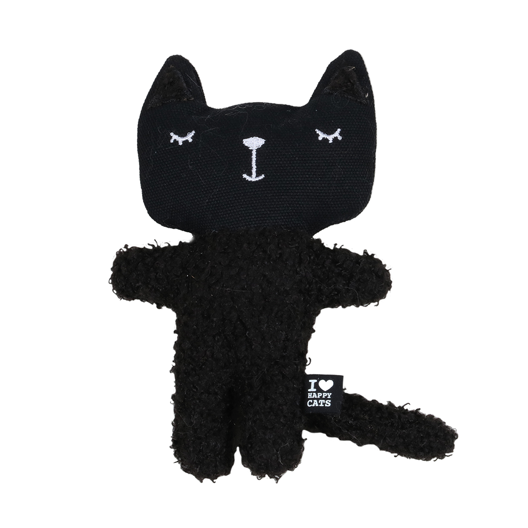Zeno - refillable cat kicking cushion black - Laroy Group