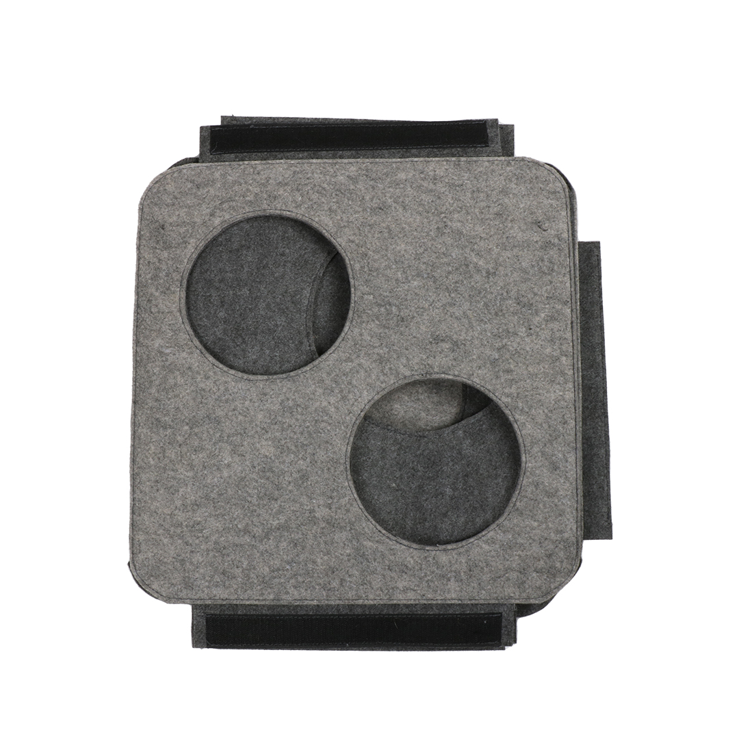 Nala - cube de jeu en feutre gris - Verpakkingsbeeld