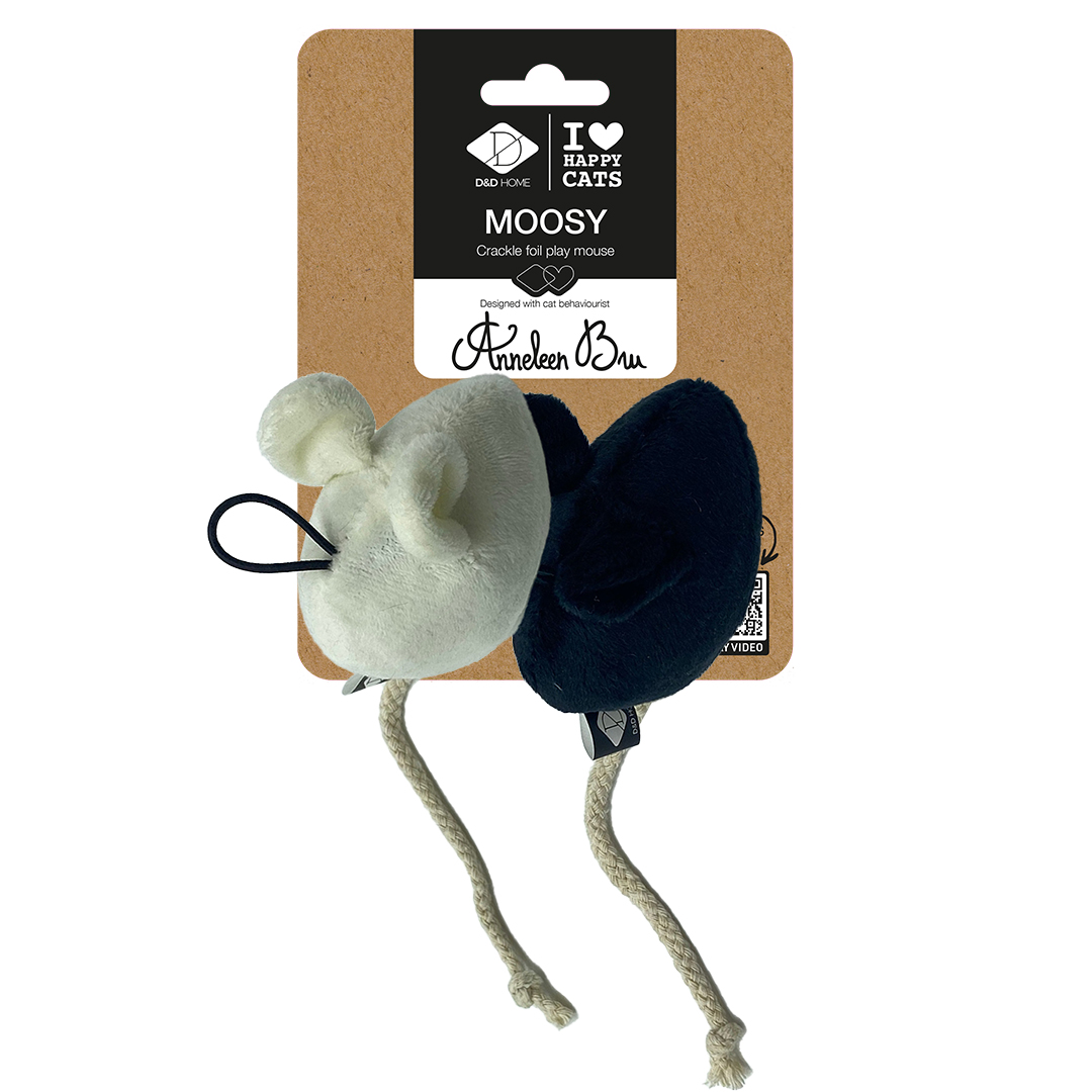 Moosy - speelmuis meerkleurig - Verpakkingsbeeld