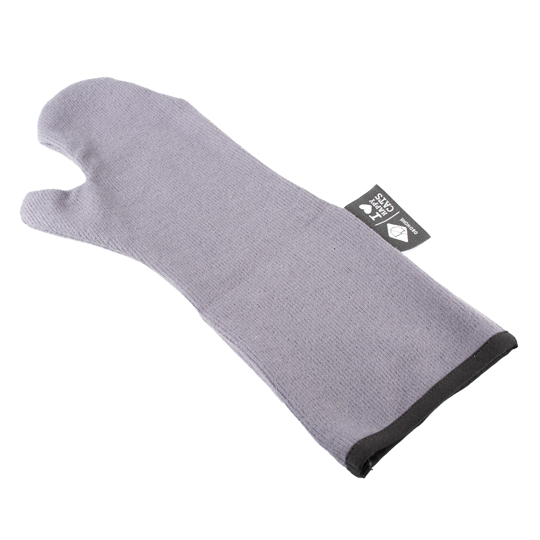 Amber - microfiber care glove grey - Product shot