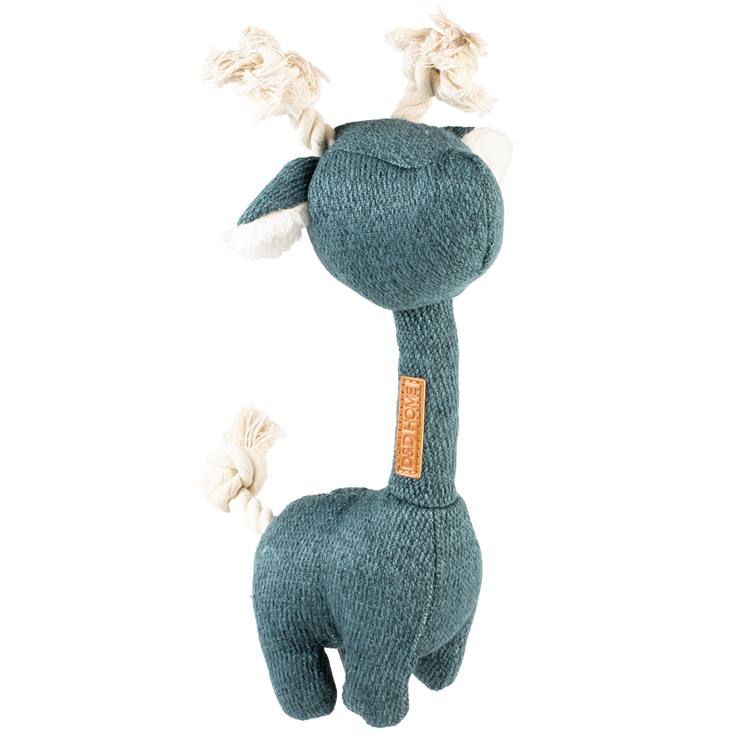 George chenille fabric dog toy blue - Product shot