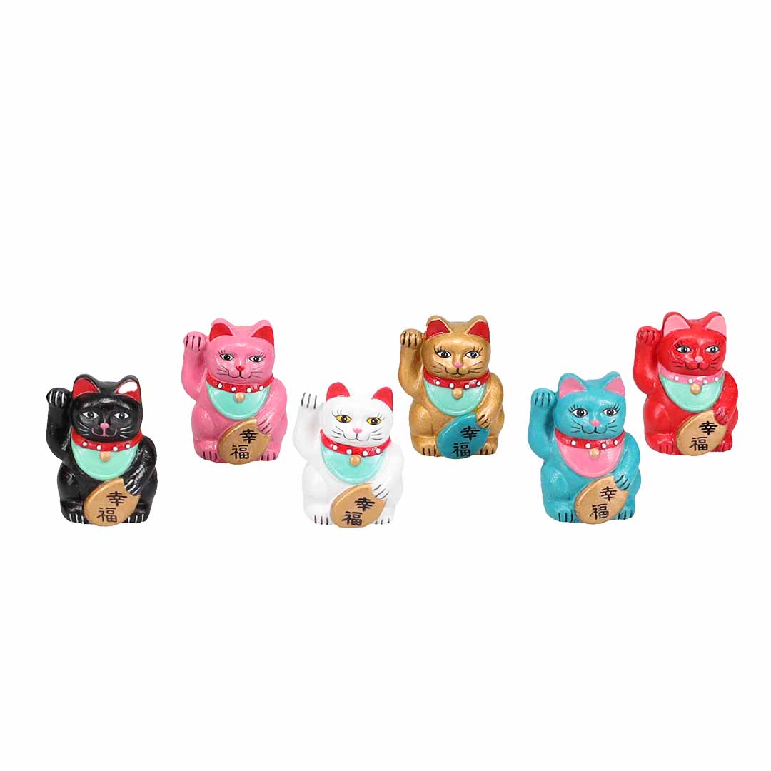 Lucky cat mixed colors - Product shot