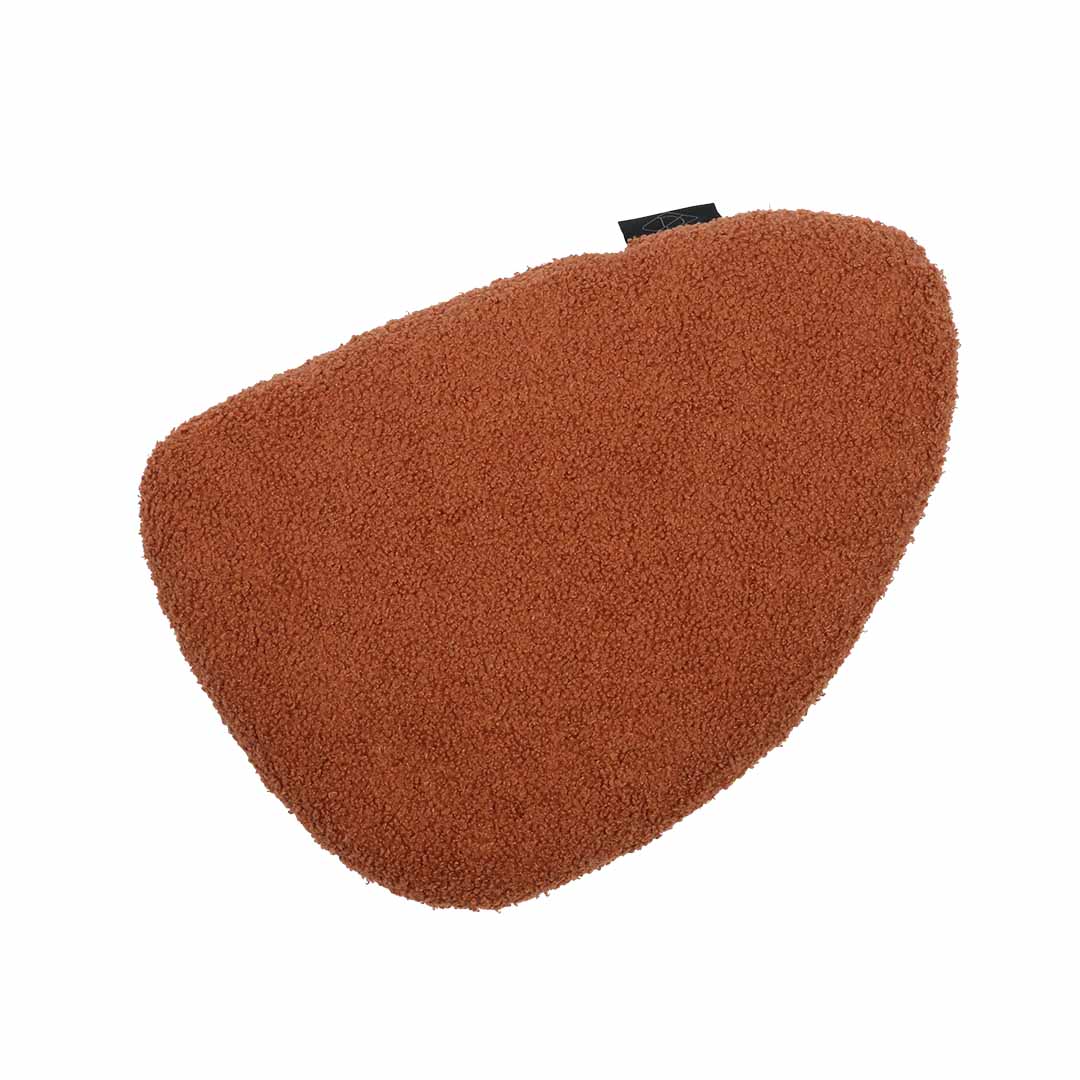 Pebble - dog head pillow orange - Product shot