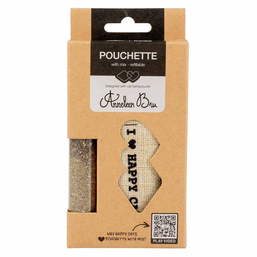 POUCHETTE - pouch with herbmixtube beige - Facing