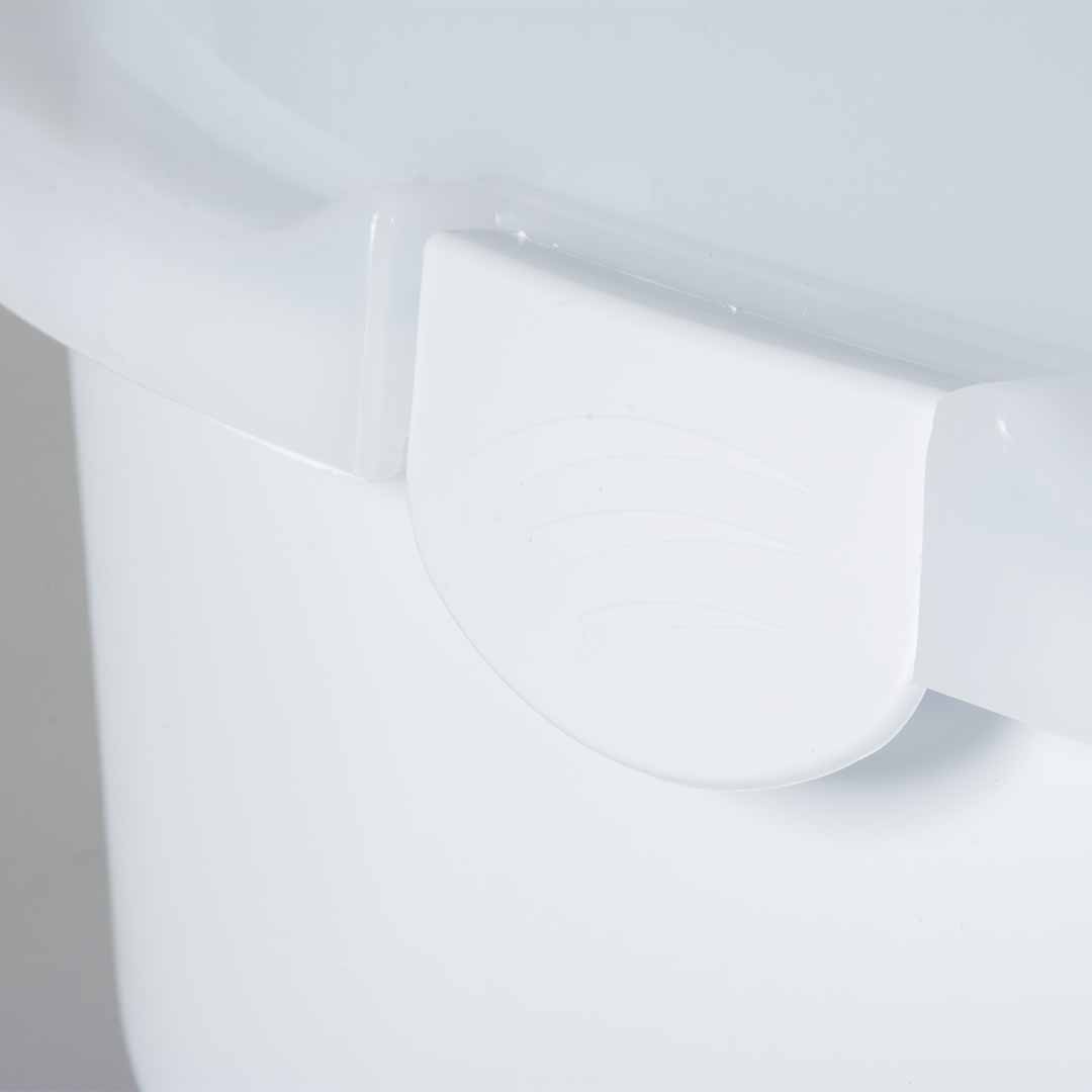 Toilette pour chat eclipse transparent/blanc - Detail 2