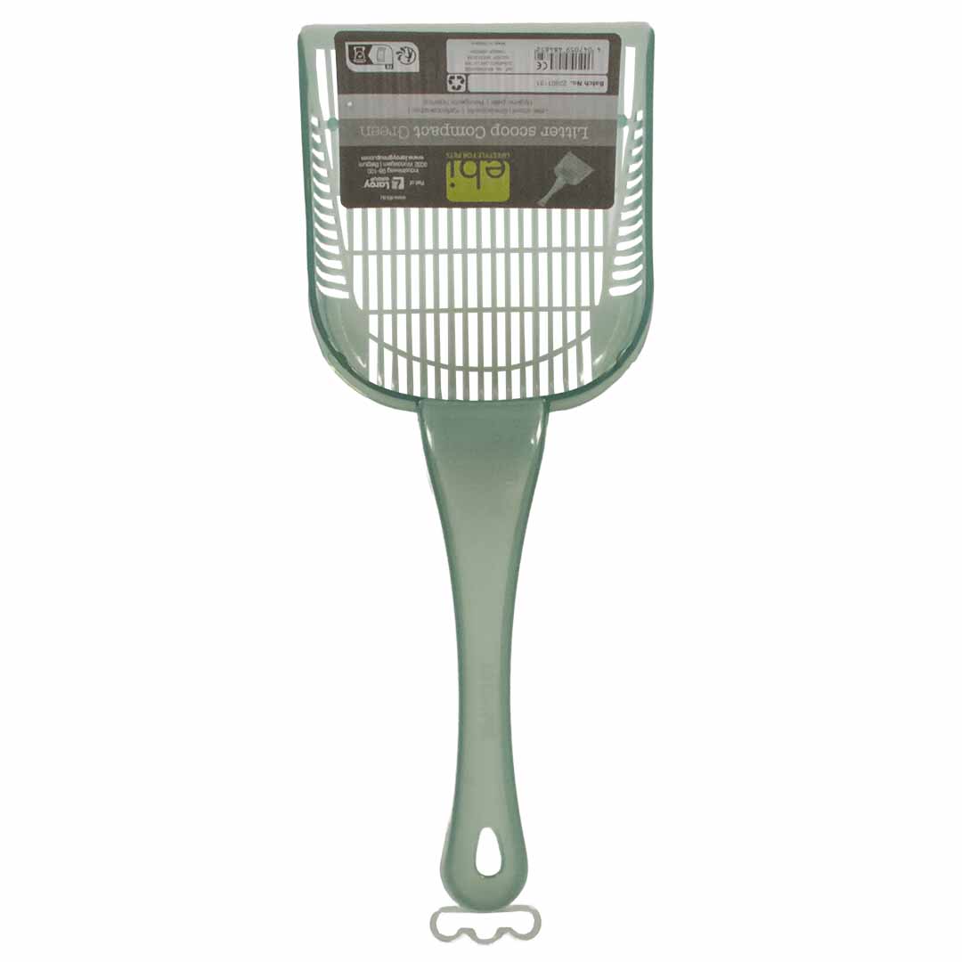 Pelle de toilette pour chat Compact transparent/vert - Verpakkingsbeeld