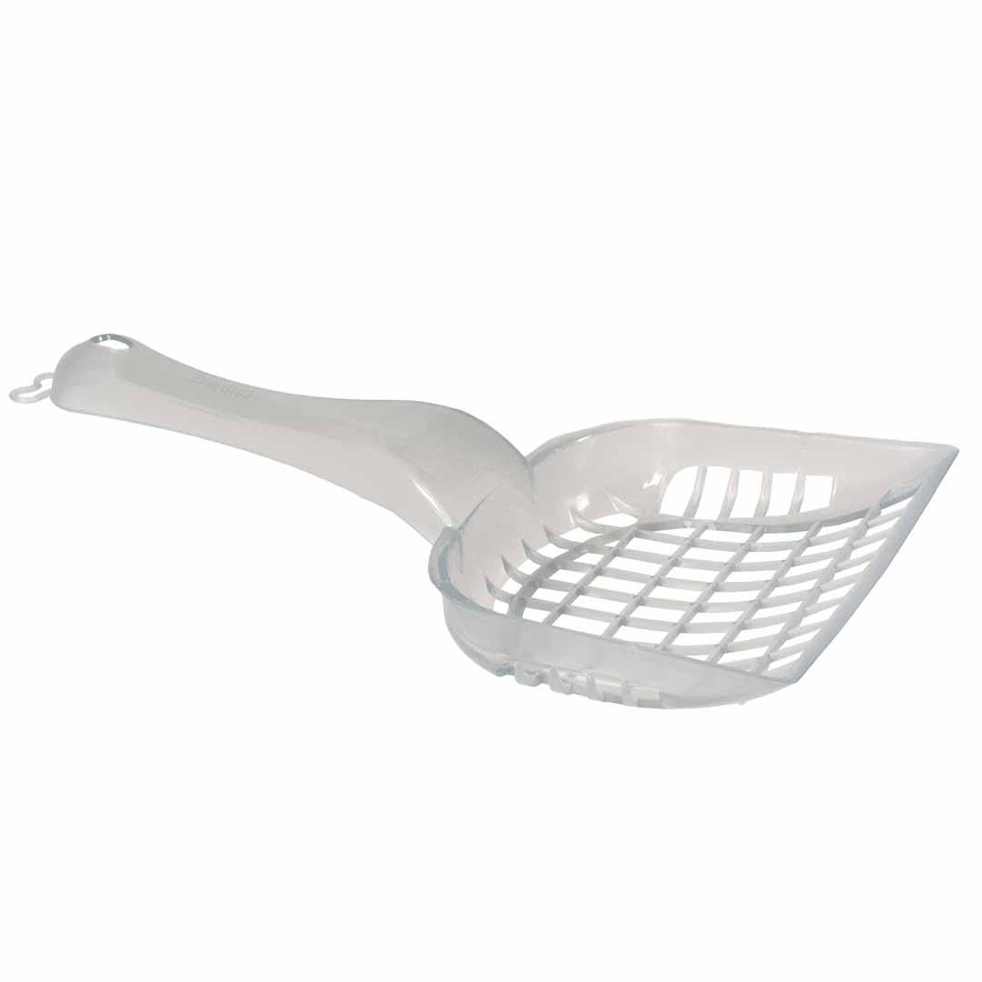 Pelle de toilette pour chat Standard transparent/gris - Product shot