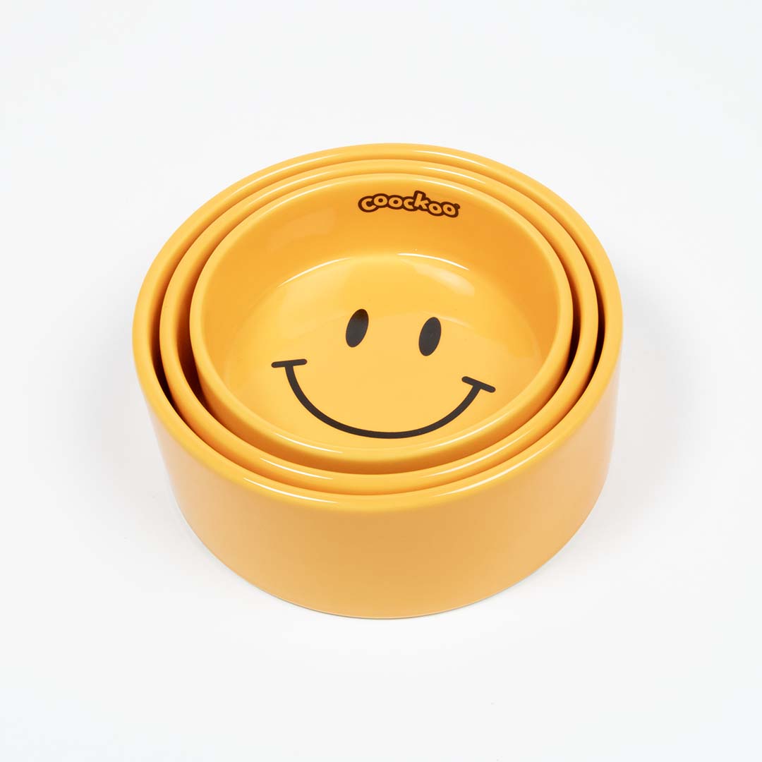 Futternapf SMILEY Gelb - Detail 3