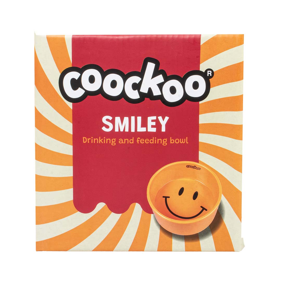 Futternapf SMILEY Gelb - Facing