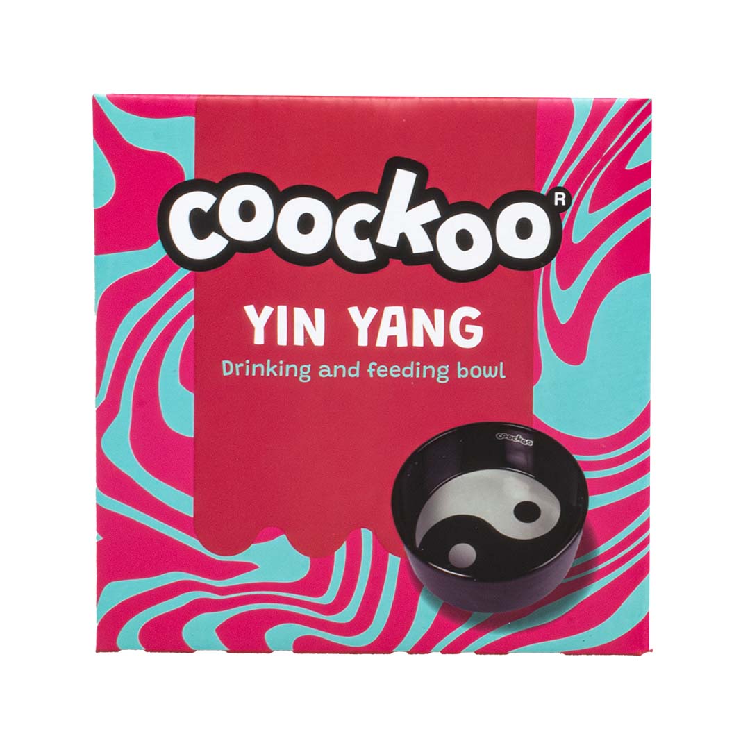 Comedero YINYANG Negro/blanco - Facing