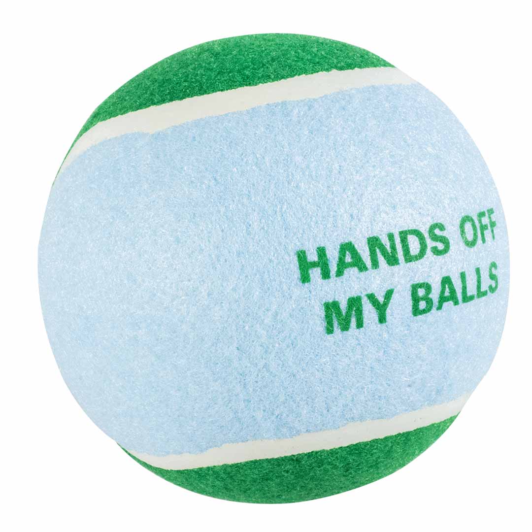 Tennisbal HANDS OFF blauw/groen - Product shot