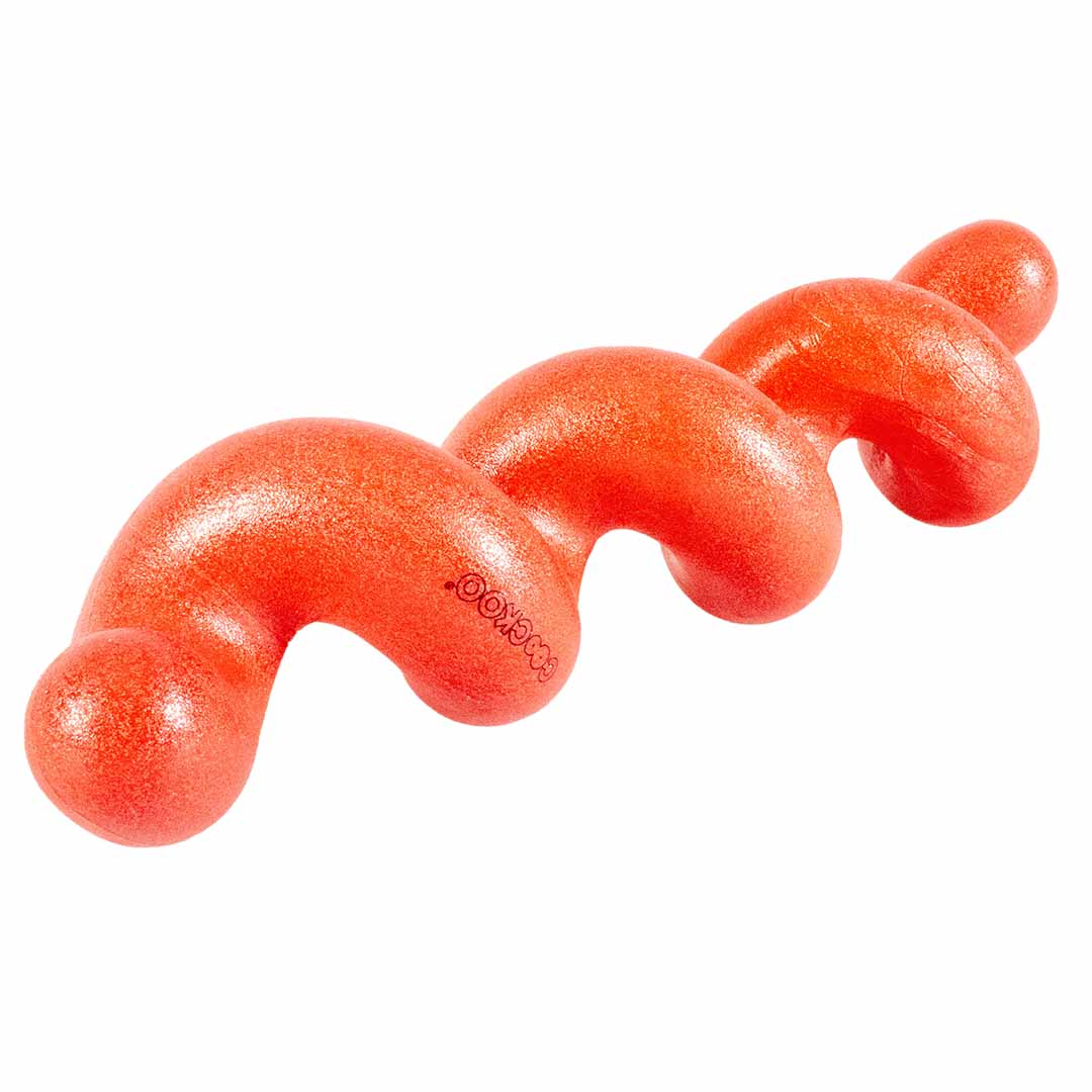 Jouet pour chien squiggle rouge - Product shot