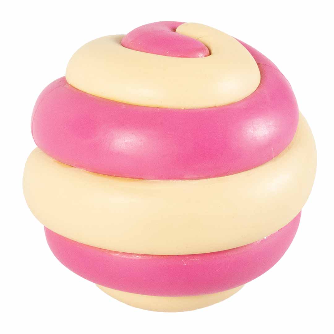 Dog toy berry swirl pink/beige - Product shot