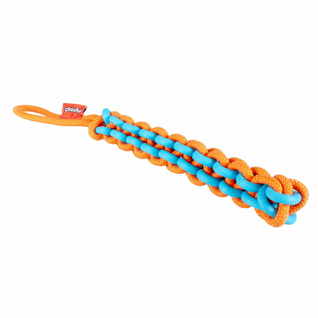 Hundespielzeug twisting tugger blau/orange - Product shot