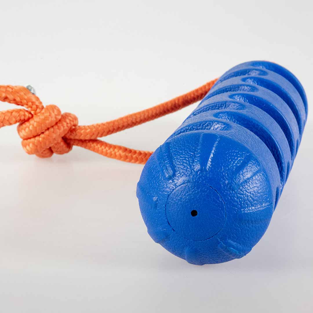 Hundespielzeug groovy grip blau/orange - Detail 2