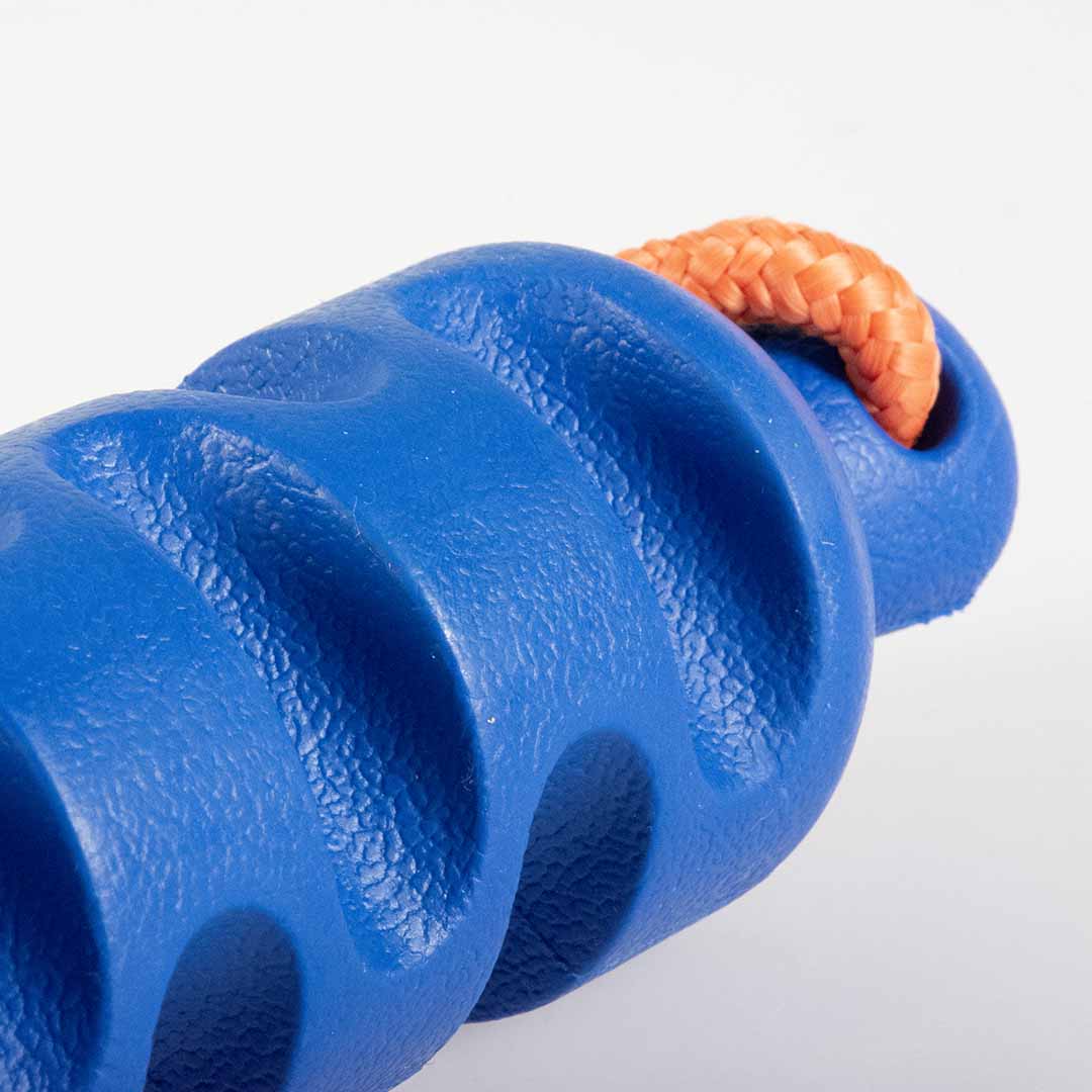 Hundespielzeug groovy grip blau/orange - Detail 3