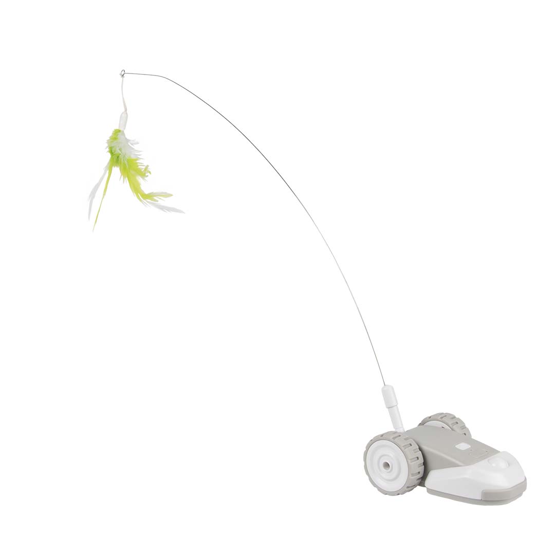 Cat toy Mower Mouse Grey/white - Laroy Group