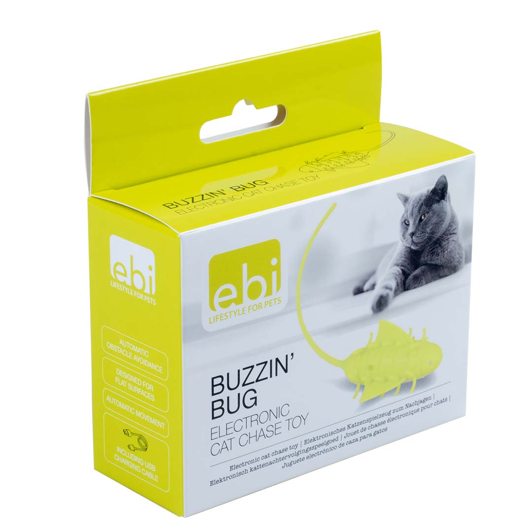 Kattenspeeltje Buzzin Bug Groen - Verpakkingsbeeld