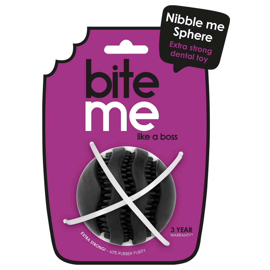 Snackspeeltje Nibble me Sphere Zwart - Verpakkingsbeeld