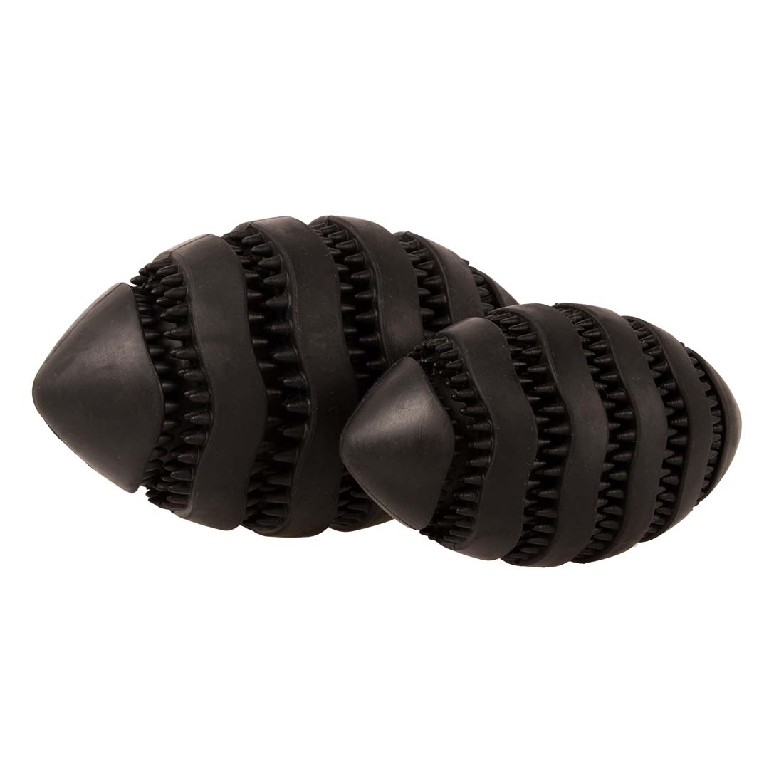 Snackspeeltje Nibble me Rugby Zwart - Detail 1
