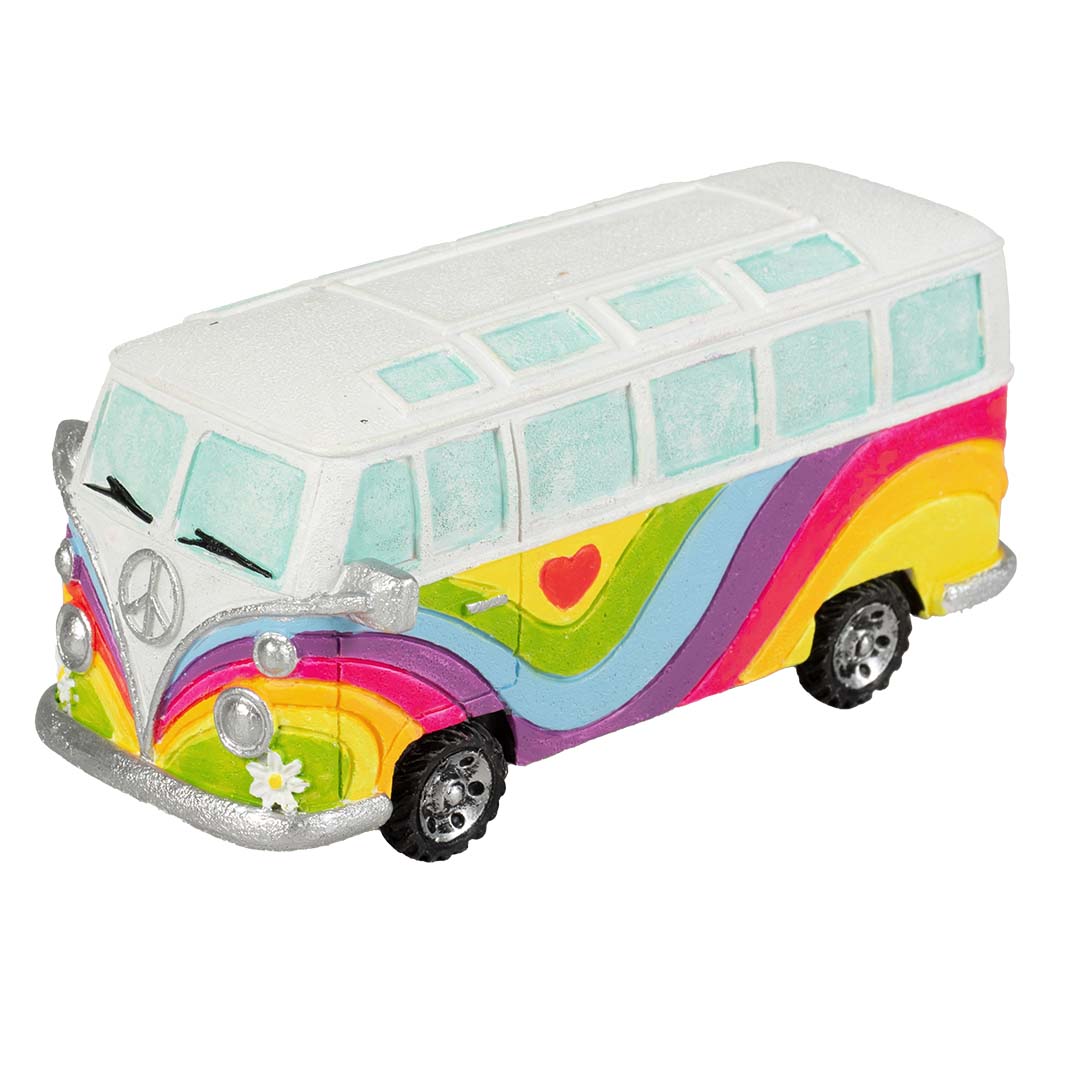Hippie busje Meerkleurig - Product shot
