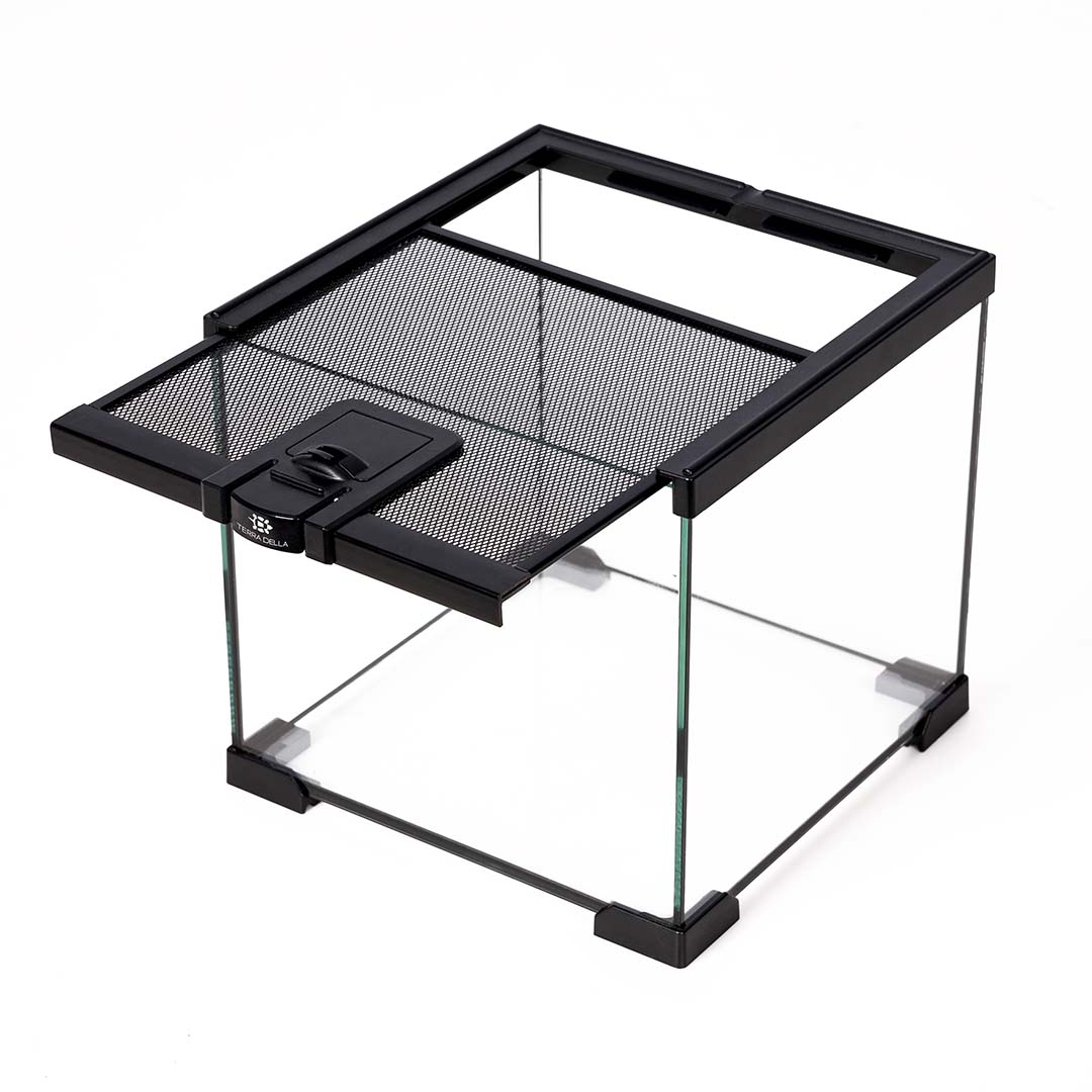 Terrarium glas Zwart - Detail 1