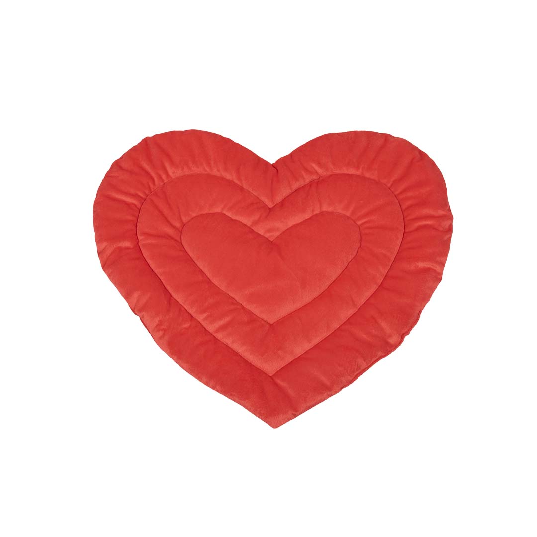 Deken Be Mine Rood - Detail 1
