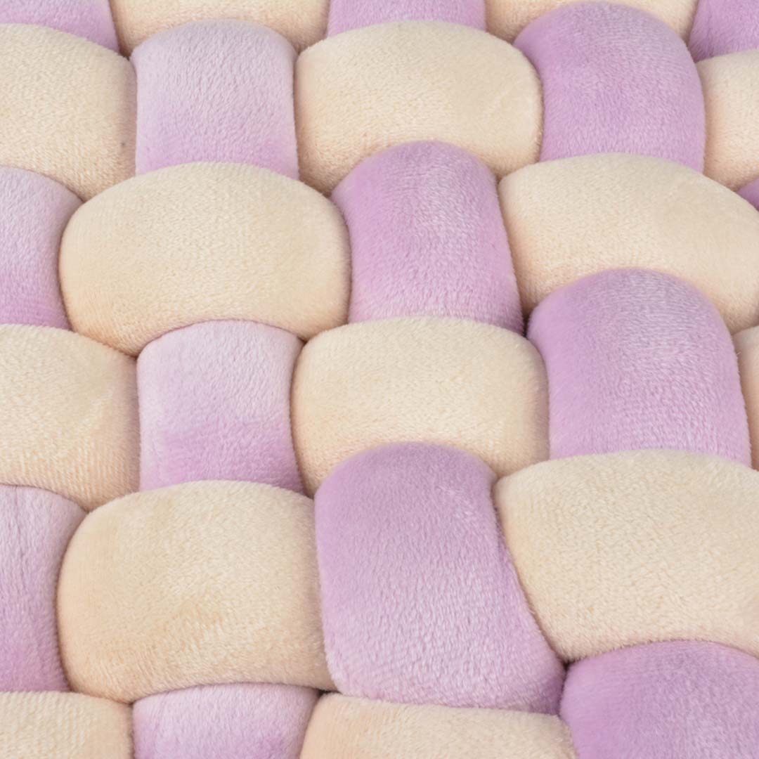 Kussen Velvet Vibe Lilac/beige - Detail 3