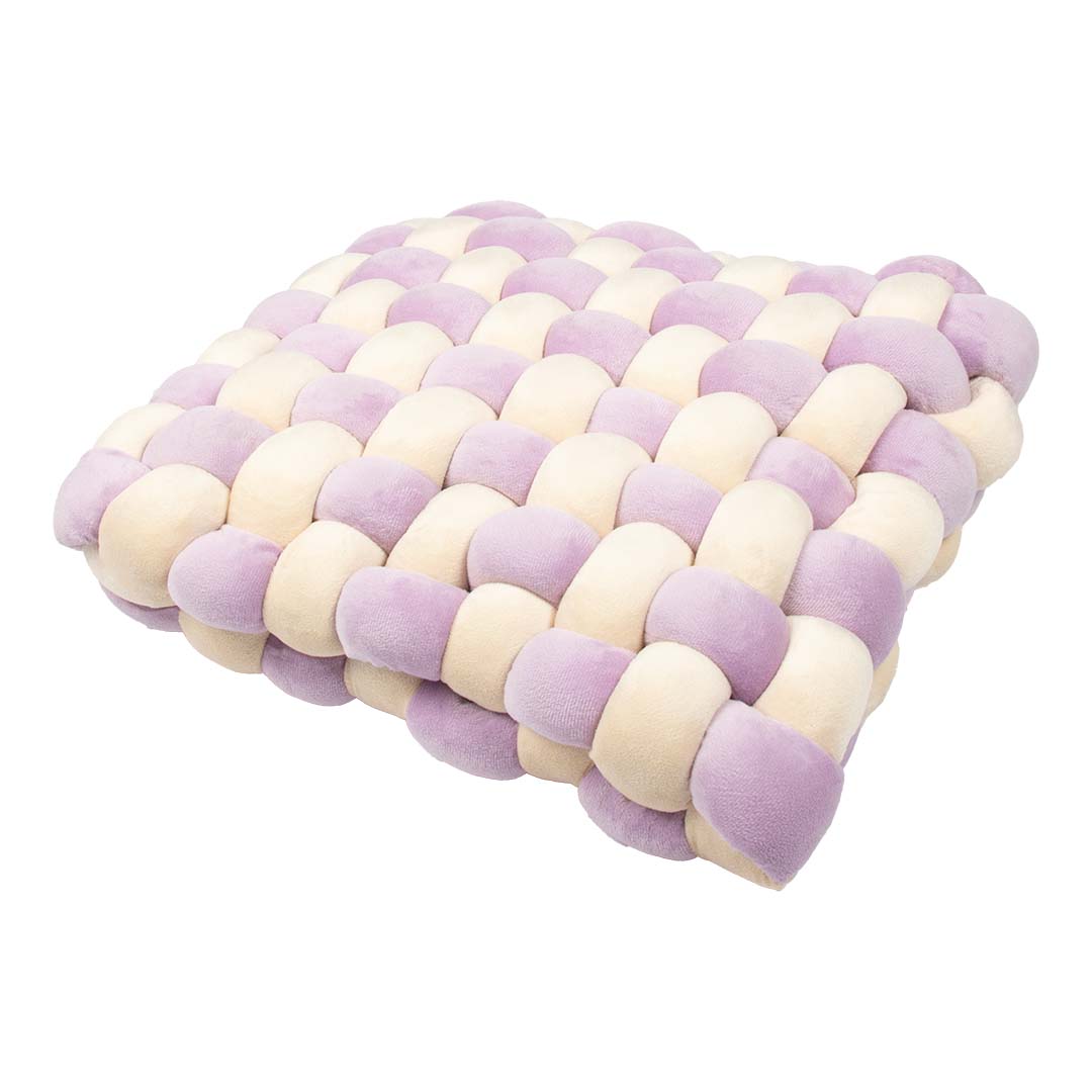 Kussen Velvet Vibe Lilac/beige - Product shot