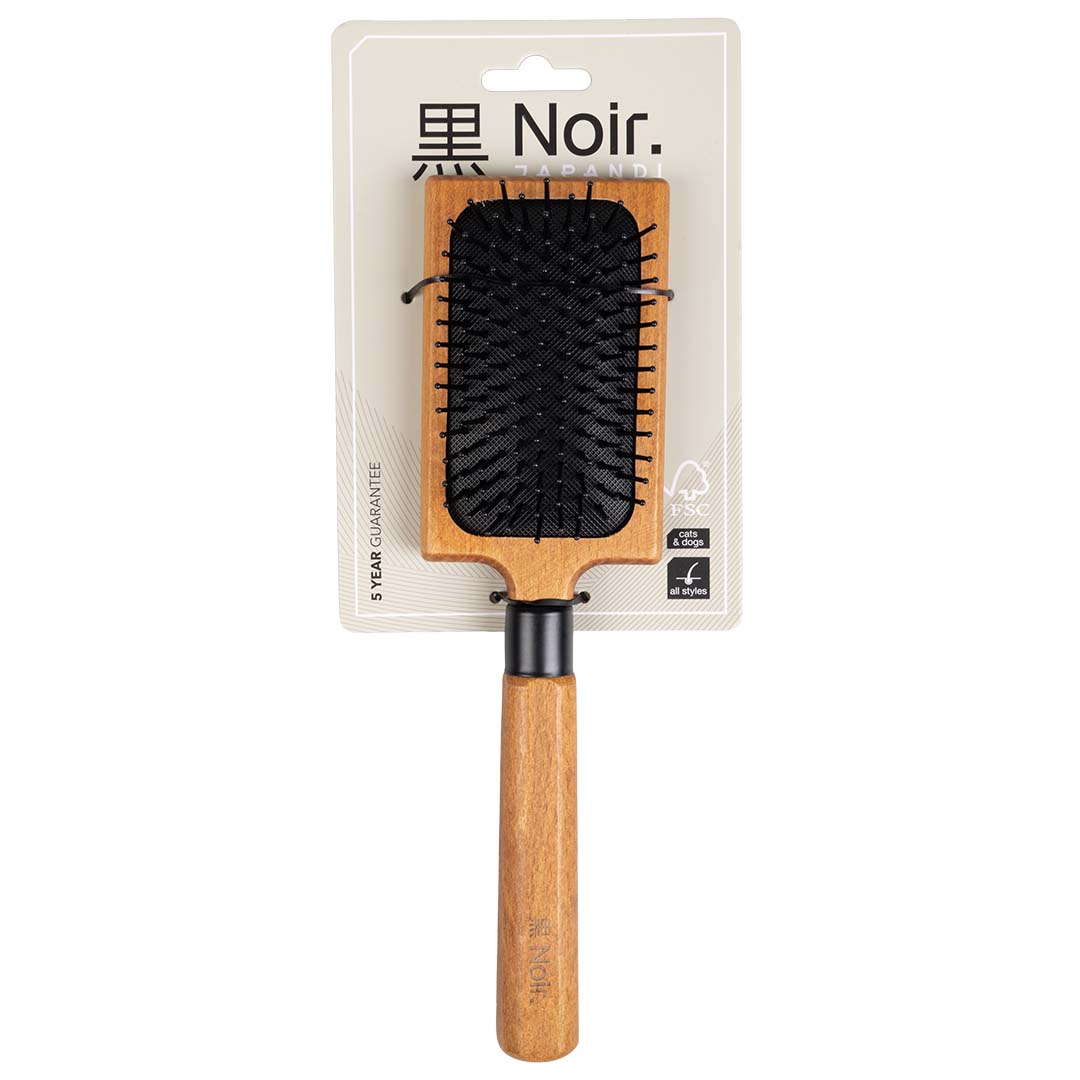 Japandi Pin brush Brown - Facing