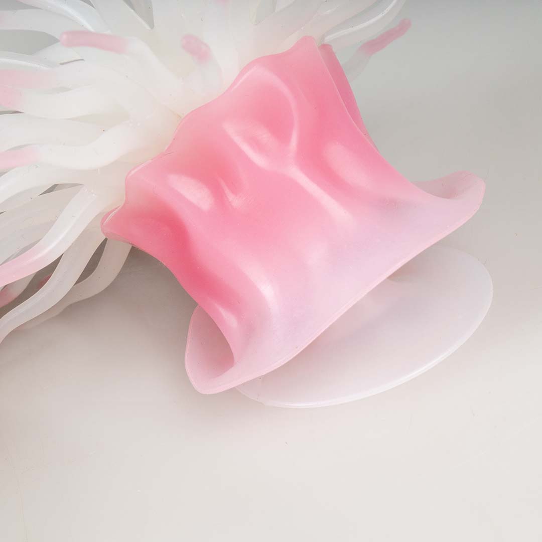 Planta artificial anémona con ventosa Rosa - Detail 3