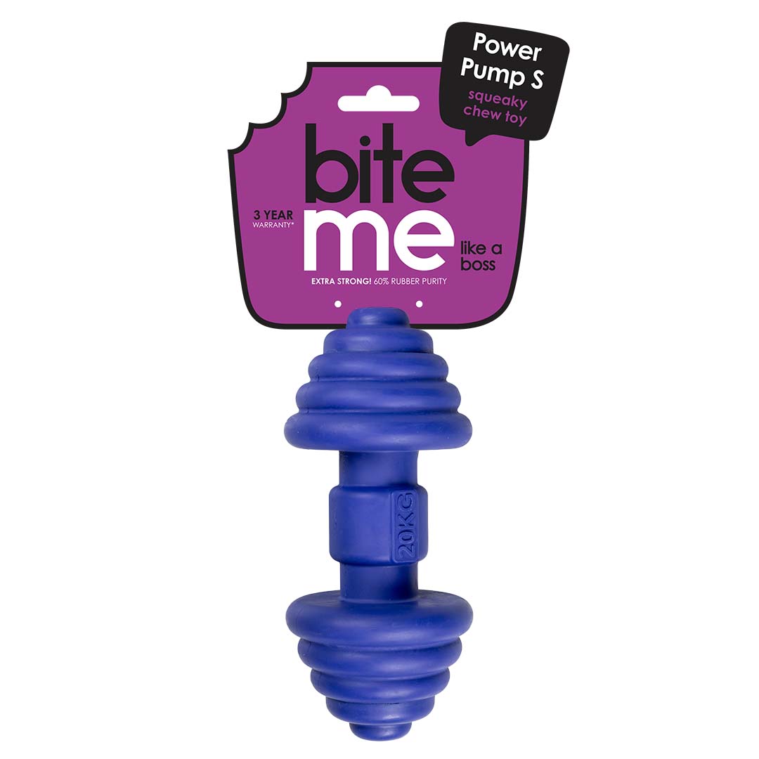 Kauwspeeltje Power Pump Blauw - Verpakkingsbeeld