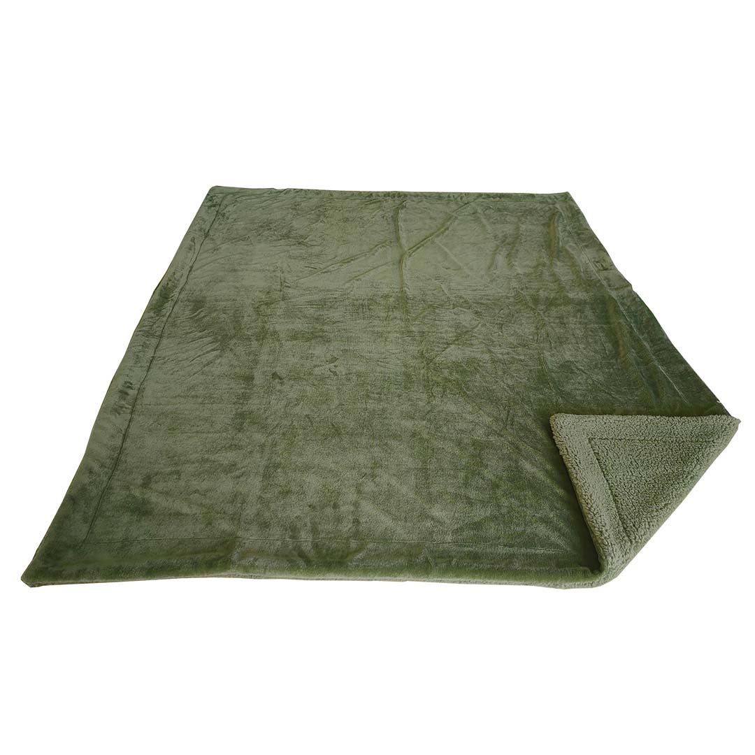Deken Kopenhagen Olijfgroen - Product shot