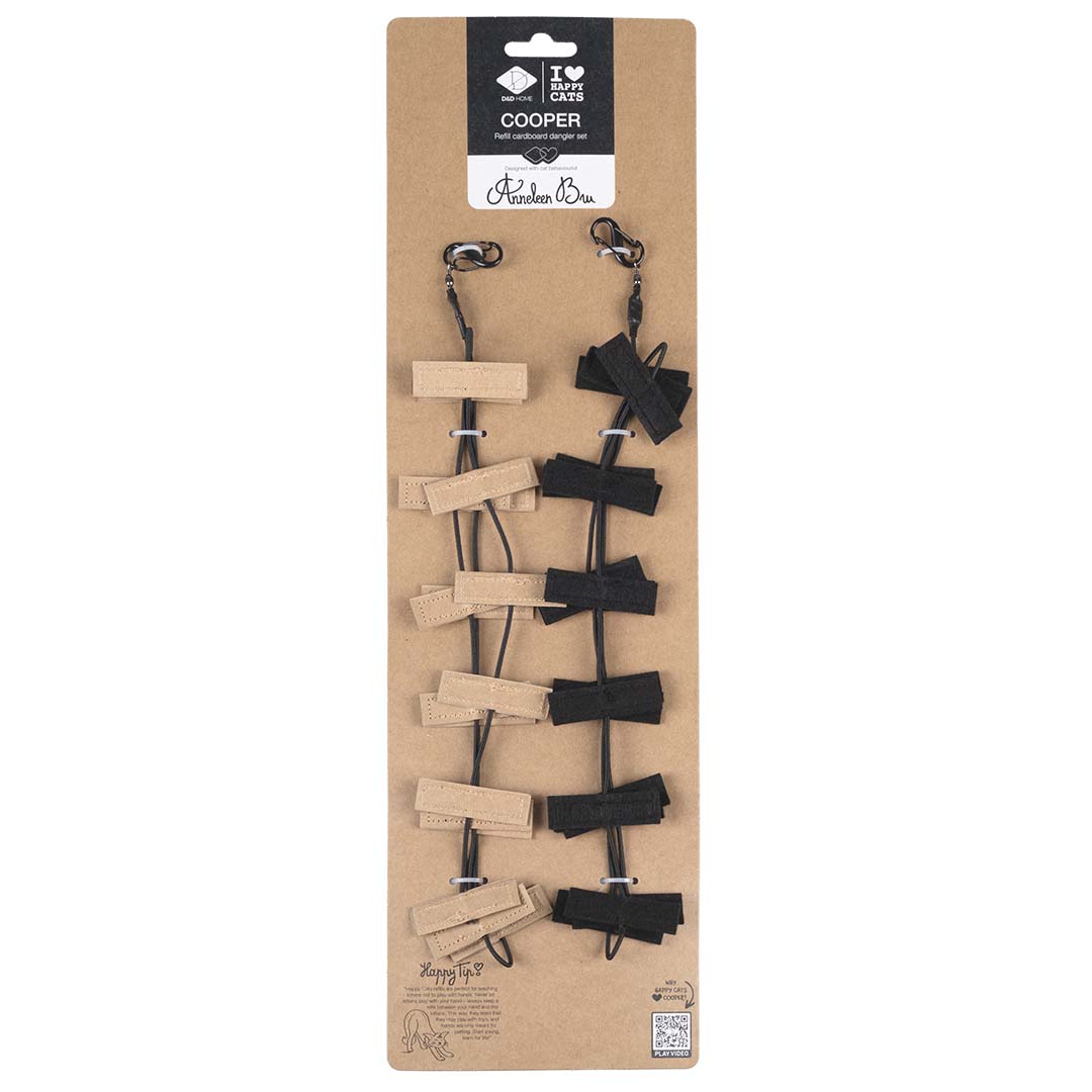 Navulling speelhengel COOPER Zwart/beige - Verpakkingsbeeld
