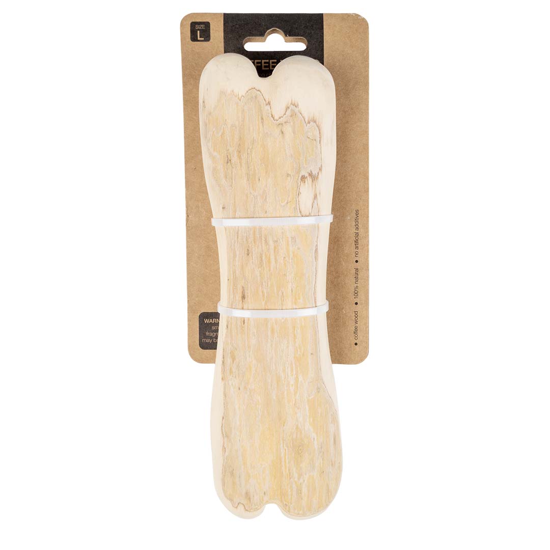 Kauspielzeug Kaffeeholz Bone Braun - Facing