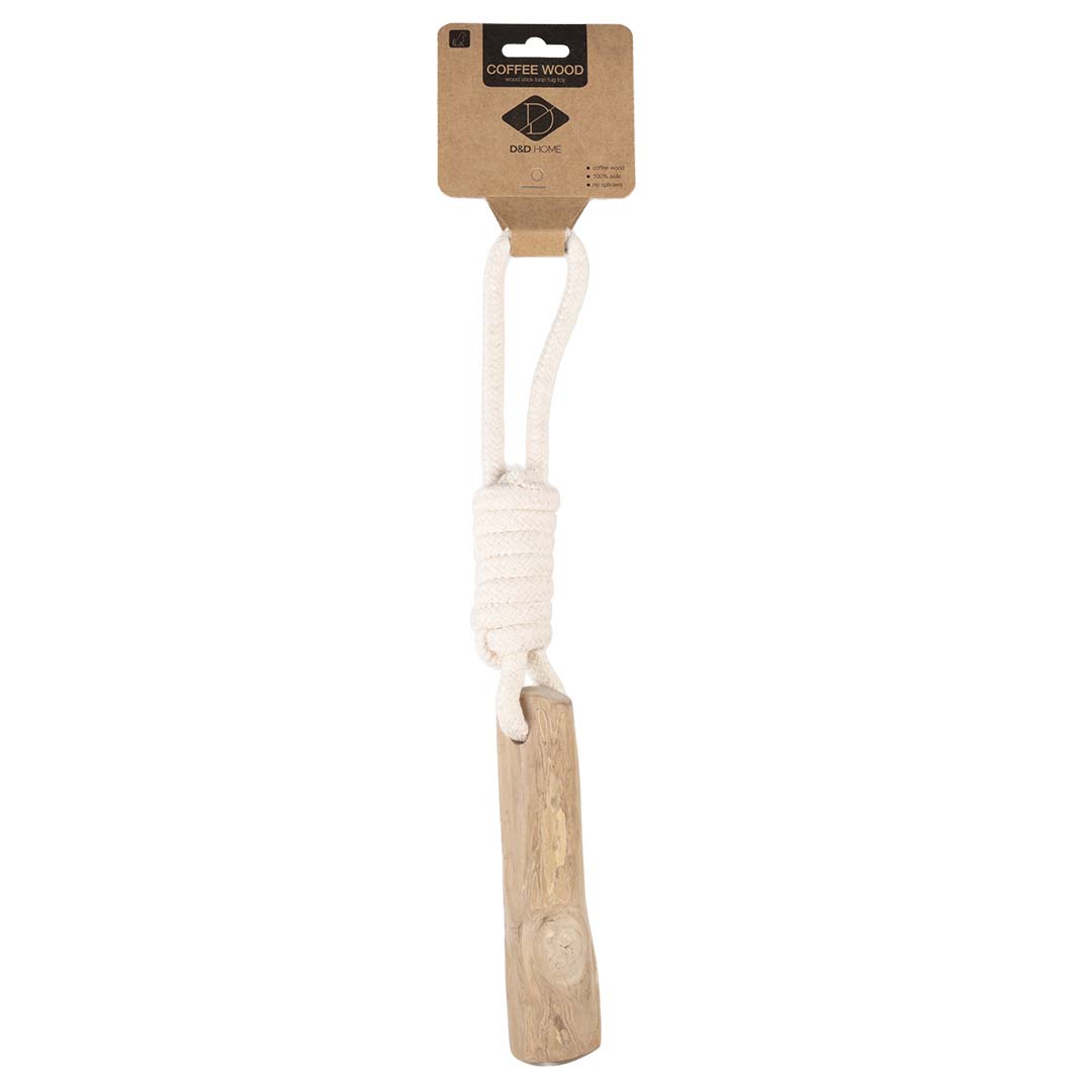 Trekspeeltje koffiehout Wood Stick Loop Bruin - Verpakkingsbeeld