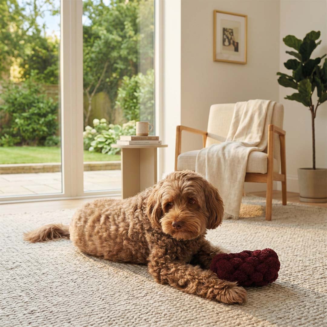 Seilspielzeug Teddy Roll BIBI Bordeaux - Sceneshot