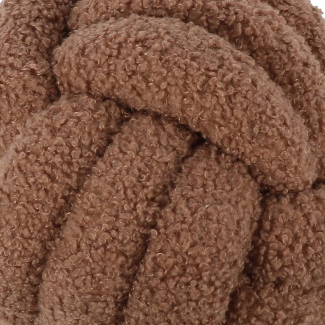 Touwspeeltje Teddy Ball PUCK Bruin - Detail 1