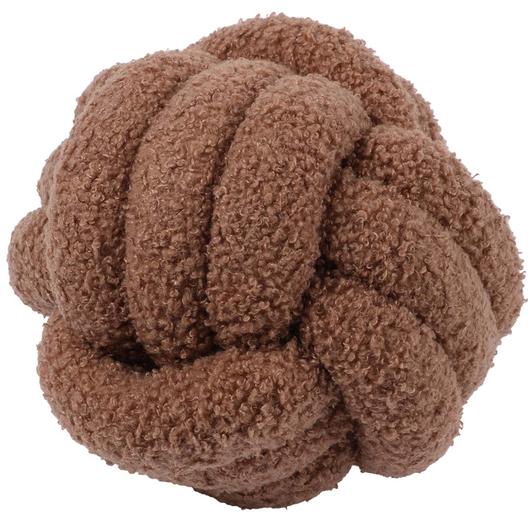 Touwspeeltje Teddy Ball PUCK Bruin - <Product shot>
