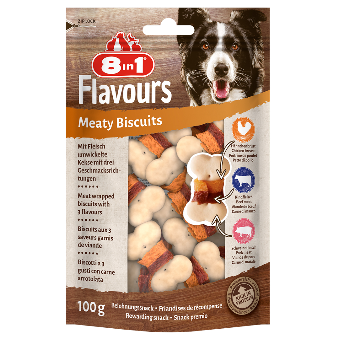 Flavours meaty biscuits - Product shot